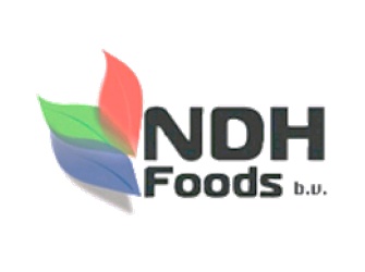 Logo of the NDH Foods company.